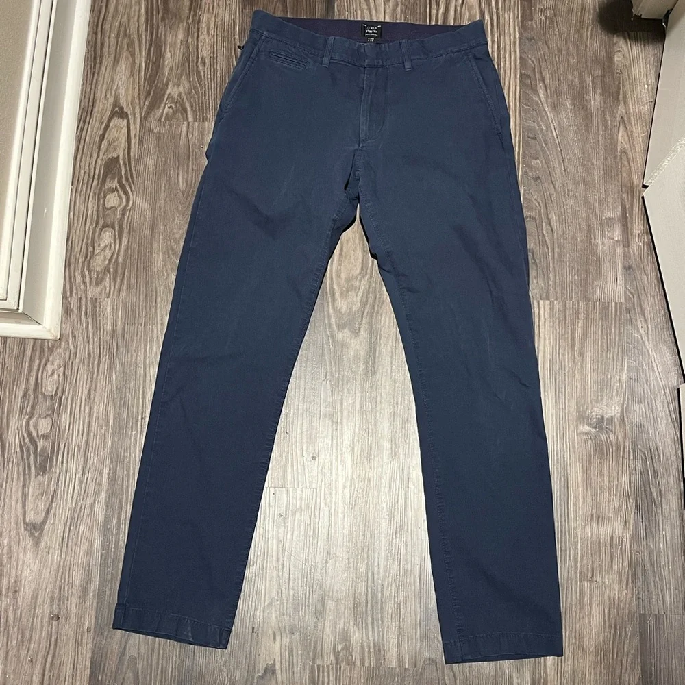 J. Crew pants stretch blue Sz 30 484 Slim-fit tech